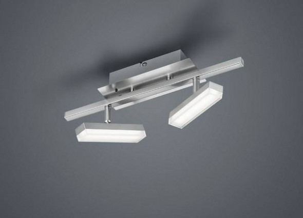 Lampa sufitowa RL BONDY Pilot w zestawie RGBW Wbudowany ściemniacz nikiel matbiała reflektorek