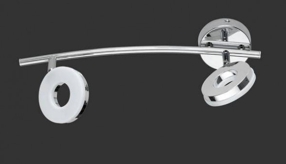 Lampa sufitowa RL RENNES chrom biała reflektorek