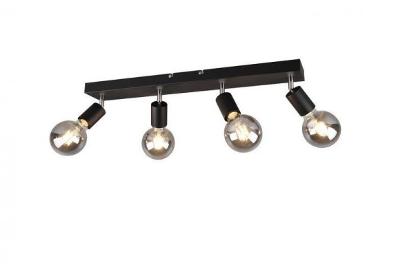 Lampa sufitowa RL Vannes czarny mat reflektorek