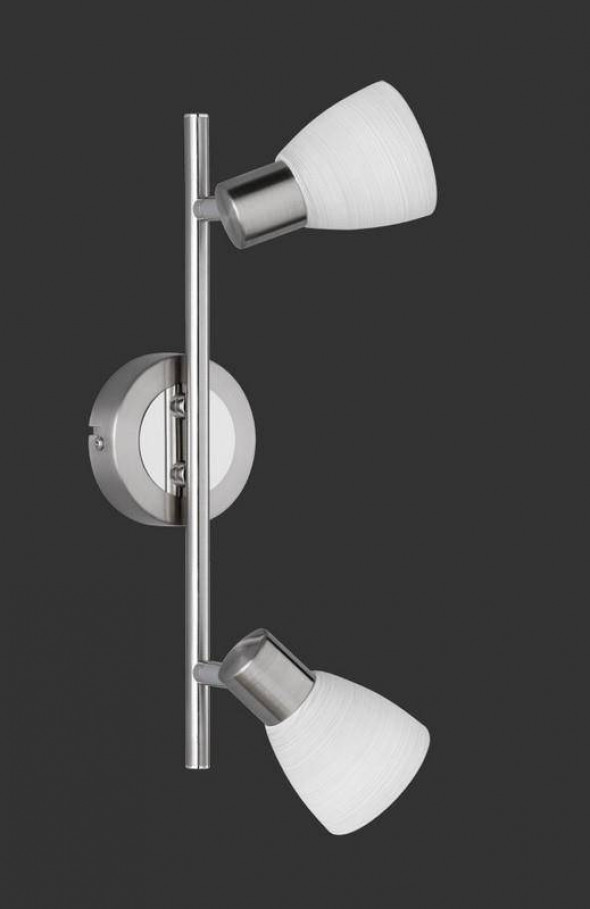 Lampa sufitowa Trio CARICO Przystosowana do zewnętrznego ściemniacza nikiel matbiała reflektorek