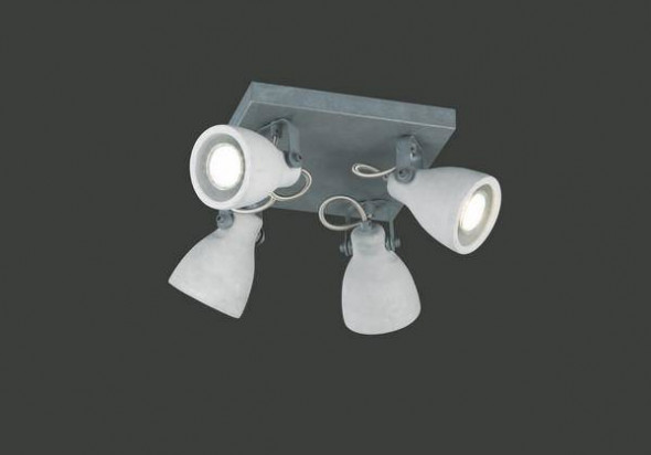 Lampa sufitowa Trio CONCRETE betonu reflektorek