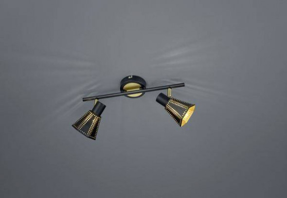 Lampa sufitowa Trio HOUSTON czarna reflektorek