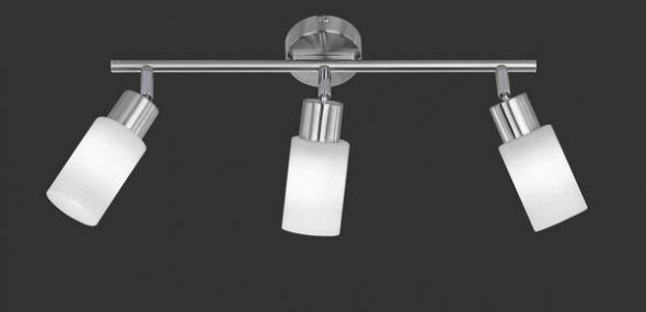 Lampa sufitowa Trio JONES nikiel matbiała reflektorek