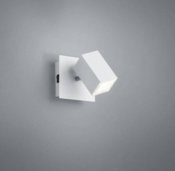 Lampa sufitowa Trio LAGOS Ściemnialne za pośrednictwem typowego łącznika ściennego biała reflektorek