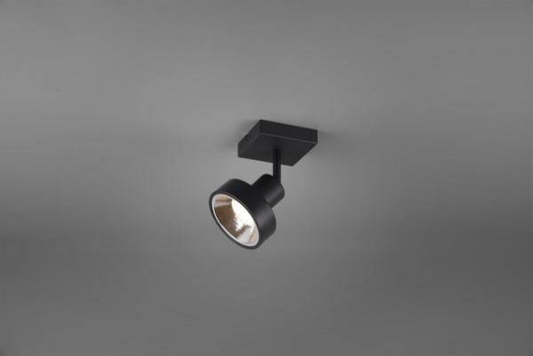 Lampa sufitowa Trio LEON czarny mat reflektorek