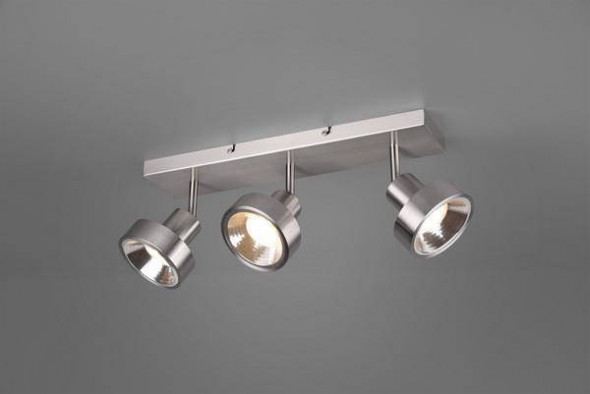Lampa sufitowa Trio LEON nikiel mat reflektorek
