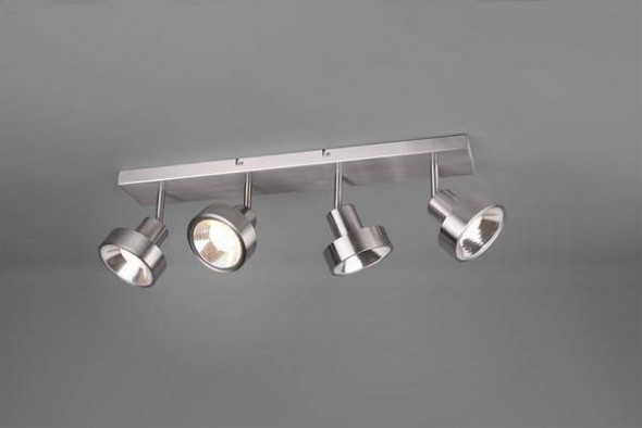 Lampa sufitowa Trio LEON nikiel mat reflektorek
