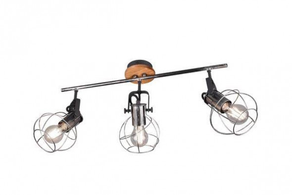 Lampa sufitowa Trio MADRAS antyczny srebrny reflektorek