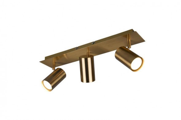 Lampa sufitowa Trio Marley mosiądz reflektorek