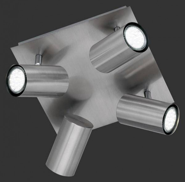 Lampa sufitowa Trio MARLEY nikiel mat reflektorek