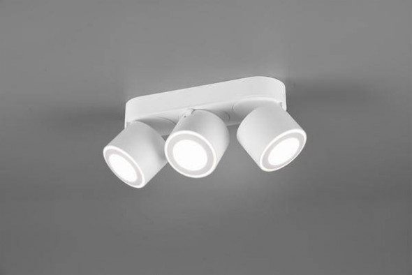 Lampa sufitowa Trio TAURUS biała reflektorek