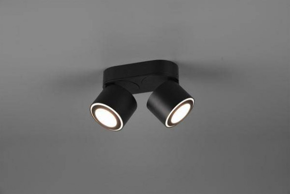 Lampa sufitowa Trio TAURUS czarny mat reflektorek