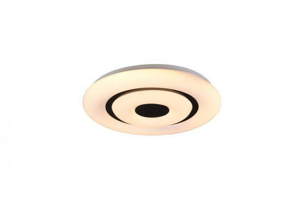 Lampa suftiowa RL biała Pilot w zestawie Wbudowany ściemniacz Płynna zmiana barwy światła Funkcja lampki nocnej Możliwy montaż sufitowy nowoczesna Led