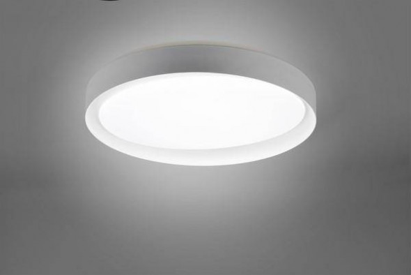 Lampa suftiowa RL ZETA Pilot w zestawie Płynna zmiana barwy światła Wbudowany ściemniacz szarabiała nowoczesna Led