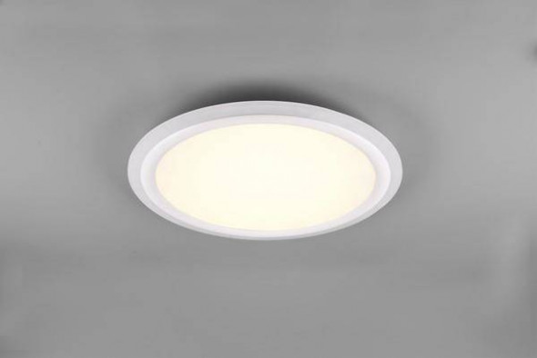 Lampa suftiowa Trio COLUMBIA Pilot w zestawie RGBW Płynna zmiana barwy światła Wbudowany ściemniacz biała nowoczesna Led