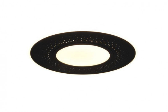 Lampa suftiowa Trio czarny mat Pilot w zestawie Wbudowany ściemniacz Płynna zmiana barwy światła Funkcja lampki nocnej Możliwy montaż sufitowy nowoczesna Led