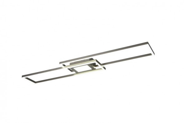 Lampa suftiowa Trio GANADO biała pilot w zestawie wbudowany ściemniacz płynna zmiana barwy światła funkcja lampki nocnej nowoczesna Led