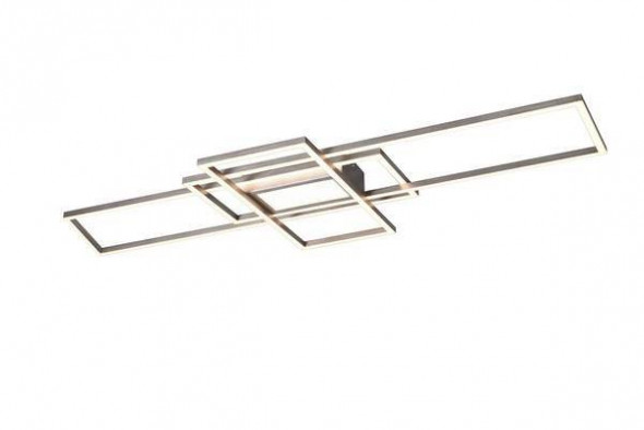 Lampa suftiowa Trio IRVINE Pilot w zestawie Płynna zmiana barwy światła Wbudowany ściemniacz nikiel matbiała nowoczesna Led