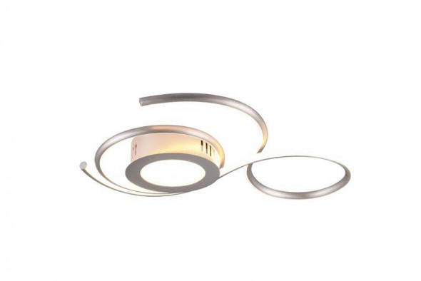 Lampa suftiowa Trio JIVE biała pilot w zestawie wbudowany ściemniacz płynna zmiana barwy światła funkcja lampki nocnej nowoczesna Led