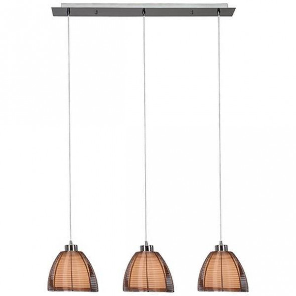 Lampa wisząca Brilliant RELAX brązowychrom nowoczesna