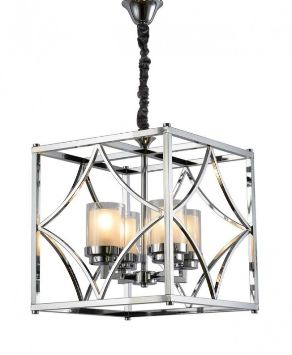 Lumina Deco Quadrato loftowa chromowana lampa wisząca