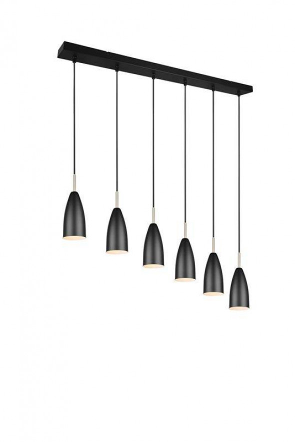 Lampa wisząca RL FARIN czarny mat nowoczesna