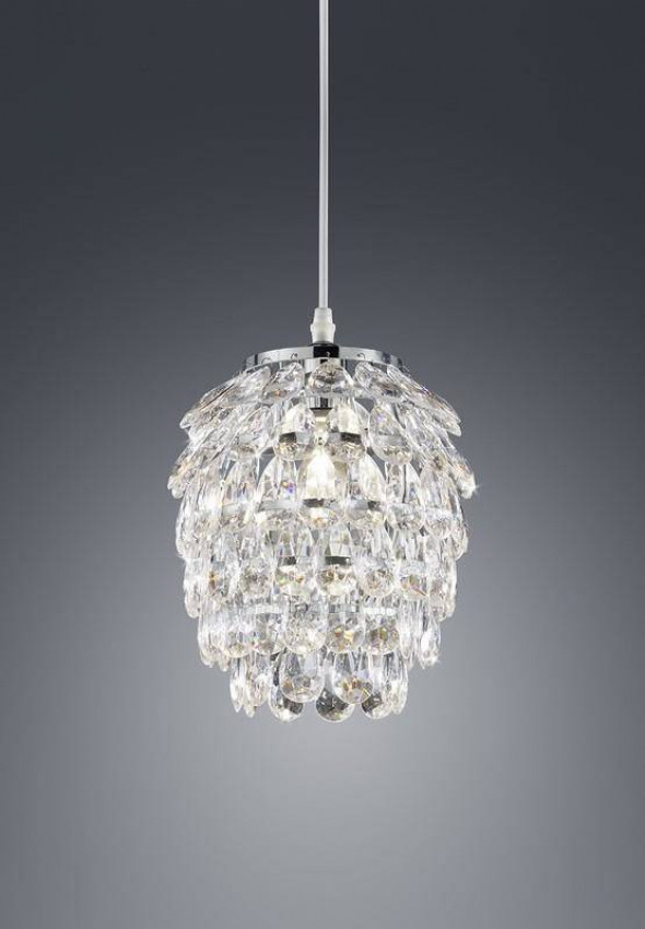 Lampa wisząca RL PETTY chrom transparentny klasyczna