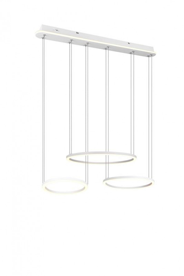 Lampa wisząca Trio MORRISON biała mat nowoczesna Led