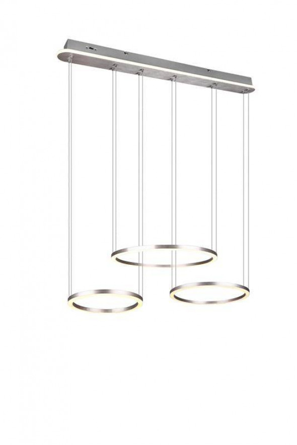 Lampa wisząca Trio MORRISON nikiel nowoczesna Led