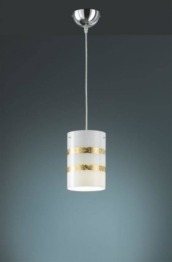 Lampa wisząca Trio NIKOSIA chromzłota nowoczesna