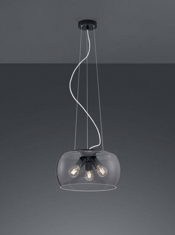 Lampa wisząca Trio VALENTE antracytprzydymiony nowoczesna