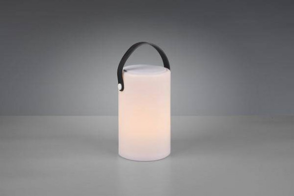 Lampa zewnętrzna RL BERMUDA Pilot w zestawie RGBW Głośnik Bluetooth Ładowanie przez USB Wbudowany ściemniacz biała stojąca