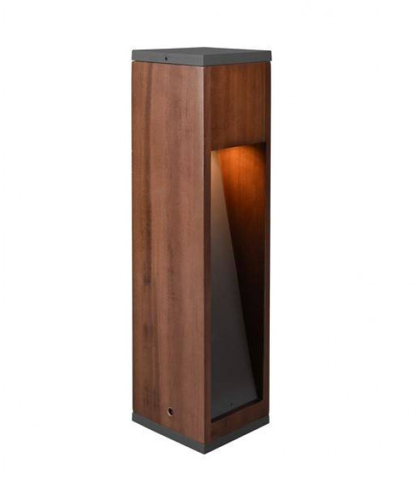 Lampa zewnętrzna Trio CANNING drewna stojąca