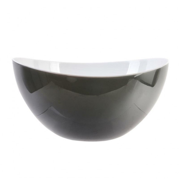 Miska Turp biało szara