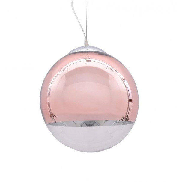 Lumina Deco Ibiza różowe złoto nowoczesna lampa wisząca