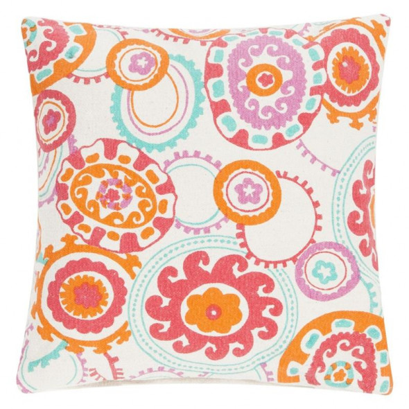 Poduszka Colour Jam 45x45 róż/pomarańcz