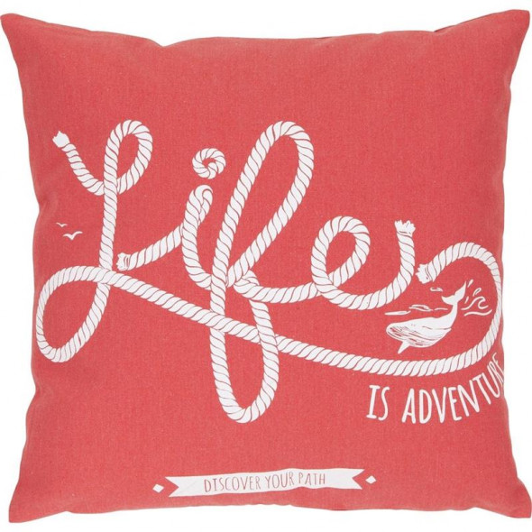 Poduszka Life 47x47 koralowa