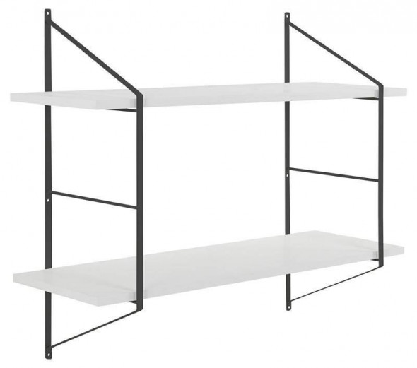 Actona Belfast 1 biała półka ścienna