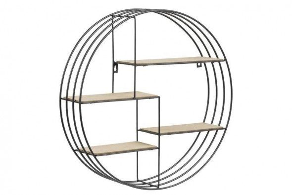 Actona Darkenberg czarna półka ścienna