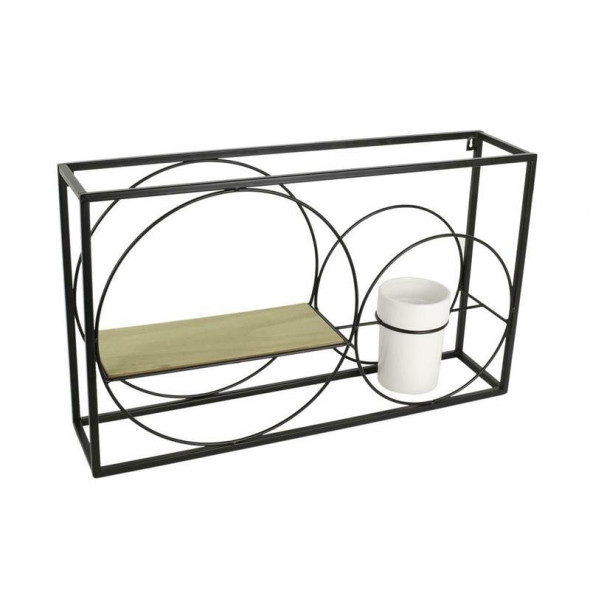 Intesi Atta czarna półka ścienna