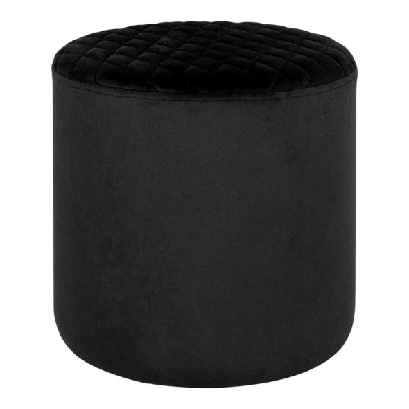 Pufa Ejby Velvet czarna