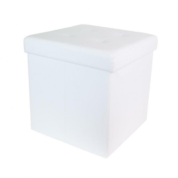 Pufa Intesi Vels eko skóra biała