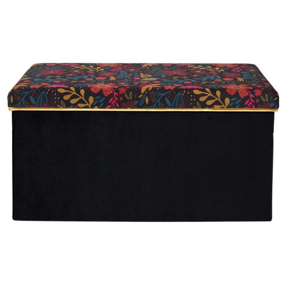 Pufa Intesi Velse Baroc czarna