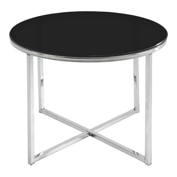 Stolik Cross okrągły 55 czarny