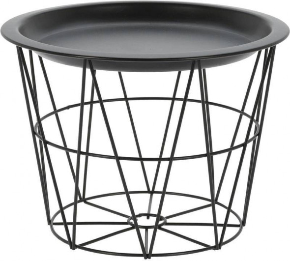 Stolik/kosz Intesi Cocotte S czarny