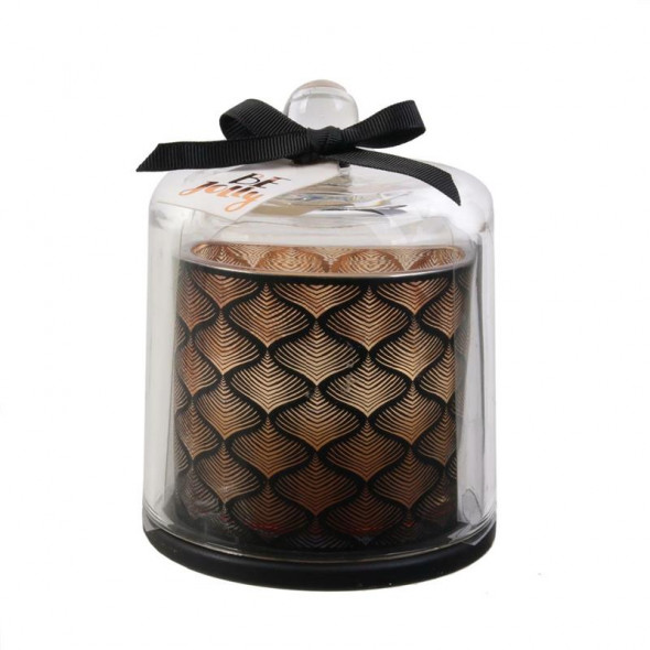 Świeczka zapachowa S z kloszem Orchidee blanche