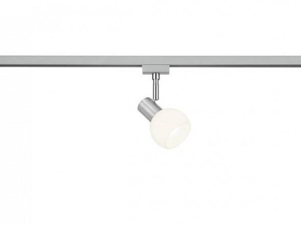 System szynowy Trio DUOLINE nikiel matbiała nowoczesny