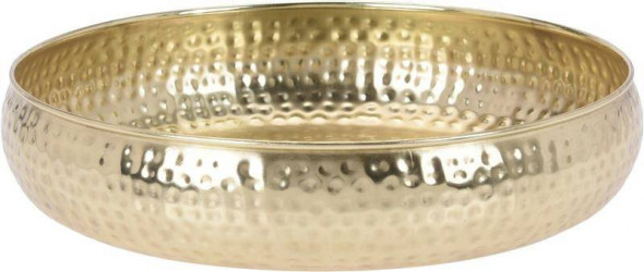 Taca Mercurio metalowa złota 30 cm