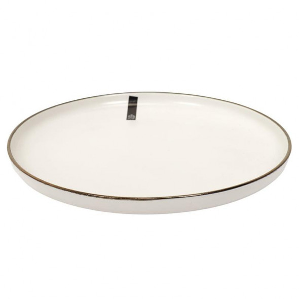 Talerz ceramiczny Uman 26 cm biały