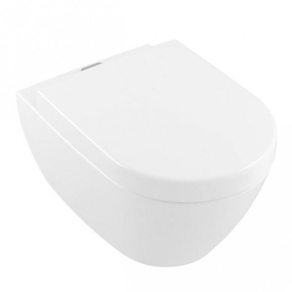 Villeroy & Boch Subway 2.0 Miska WC wisząca + Deska Slim (5614A101 + 9M78S101)